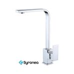Square Kare Krom Mutfak Eviye Lavabo Bataryası Banyo Mutfak Musluk 360 Derece Döner Ağır Gövde Krom