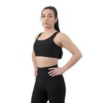 Square Neck Spor Büstiyer, Siyah M