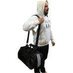 Square Unısex Orta Boy Spor Çanta - Siyah