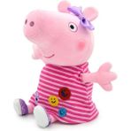 Square Yeni Çizgili Giysiler Peppa Pig Çocuk Peluş Oyuncak Bebek (Yurt Dışından) - 30cm