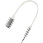 SquarezhenBo USB Tip C - 3.5mm Dişi Kulaklık Jakı Adaptörü, Analog Kablo Tip-C Dönüştürücü Kulaklık Adaptörü MP3 Çalarlar, CD Çalarlar, Tabletler, Akıllı Telefon, Ses Adaptörleri Kabloları ve Adaptörleri (Gümüş)