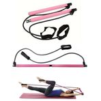Squat Pilates Jimnastik Egzersiz Çubuğu Portable Studio Squat Barı Direnç Lastiği