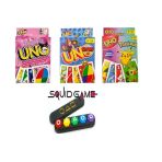 Squid Game 2 Gonggi 5 Taş Kuromi Uno + Brawl Stars Uno + Pokemon Uno Oyun Kartları - 4 Lü Set