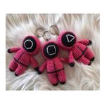 Squid Game Amigurumi Organik Anahtarlık Oyuncak