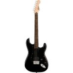 Squier 0373301506 Sonic Stratocaster Hardtail H Gitar (Siyah) | Tek Humbucker Sabit Köprü ve Siyah Pickguard ile Rock Makinesi
