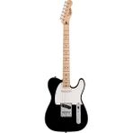Squier 0373452506 Sonic Telecaster Elektro Gitar (Siyah) | Akçaağaç Klavye Beyaz Pickguard ve Modern Telecaster