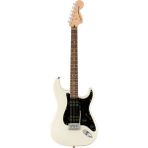 Squier Affinity Stratocaster HH Laurel Klavye Black PG Olympic White Elektro Gitar - Beyaz