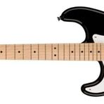 Squier Sonic Stratocaster Lh Akçaağaç Klavye Black Solak Elektro Gitar