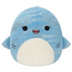 Squishmallow Balina Köpek Balığı Lamar 30cm Kız Erkek Çocuk Oyuncak Eğitici Oyuncaklar