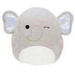 Squishmallow Gümüş Fil 20cm Kız Erkek Çocuk Oyuncak Eğitici Oyuncaklar