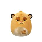 Squishmallows Disney Aslan Kral Serisi Simba Peluş Oyuncak 25 Cm