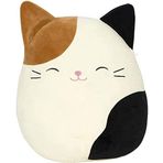 Squishmallows Resmi Kellytoy Peluş 7,5 İnç Yumuşacık Doldurulmuş Oyuncak Hayvan (Cam The Calico Cat)
