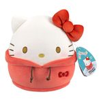 Squishmallows Sanrio Orijinal Hello Kitty 20 cm Resmi Caz Yazarları Kapüşonlu Sweatshirt