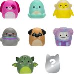 Squishmallows Squish-A-Longs 8 Figür + Yüzük Set Seri 2 AL0024 - Renkli