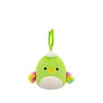 Squishmallows Wolfe Papağan Klipsli Peluş Oyuncak 9 Cm