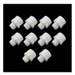 SQXBK 10 ADET Beyaz PVC Boru Ek Parçaları Sulama Yeraltı Yağmurlama Sistemleri için 37mm Sıhhi Tesisat Aksesuarları Açık Uygulamalar