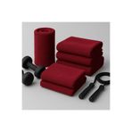 S&R 1 Adet 50x90 cm El ve Yüz havlusu Berber Havlusu Sporcu Havlusu Bordo