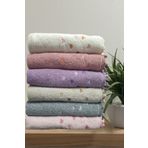 S&R 6'lı El Havlusu Çeyizlik Ponponlu 50x90 Cm Renkli Asorti