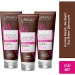 S&R Argan Oil & Keratin Kolay Kırılan Yıpranmış Saçlara Özel Şampuan Set 3X250ML-VEGAN