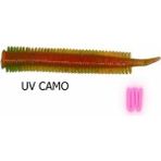 Sr Sazanrig 8cm Karides Kokulu Sandworm Silikon Yem UV Camo Renk (20 Adet)