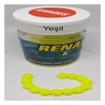 Sr Sazanrig Renat Carp Renatbait Deniz ve Tatlı Su Levrek Çupra Alabalık Silikon Yem Karides Kokulu 6 mm (90 Adet) - yeşil