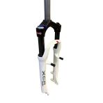 Sr Suntour Xcr 26" Jant Kilitlenebilir Bisiklet Maşası 1-1/8 Qr Amortisörlü Maşa V-Fren Disk Fren Beyaz
