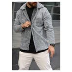 SR Tekstil Pelüş Ceket Unisex Normal Kalıp Cep Detaylı