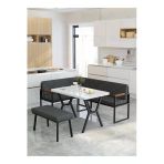 Src Serisi Balkon, Bahçe, Cafe, Köşe Takımı, Balkon Köşe Takımı - Beyaz Masalı - Antrasit