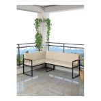 Src Serisi Balkon, Bahçe, Cafe, Köşe Takımı, Balkon Köşe Takımı - Pufsuz - Krem