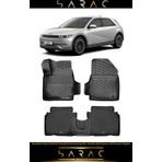 Srcmats Hyundai Ioniq 5 Elektrikli Konsol Ön Tarafta 2023 Model Araca Özel 3D Havuzlu Paspas