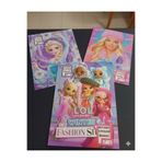 Srctech 3'lü (Barbie - LOL Bebek - Frozen) Stickerlı Boyama Kitabı - Her Kitap Boyanabilir 16 Sayfa