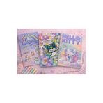 Srctech 3'lü (Kuromi -Hello Kity - Unicorn) Stickerlı Boyama Kitabı - Her Kitap Boyanabilir 16 Sayfa