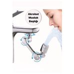 SRDmutfak 1080° Dönüşlü Her Köşeye Ulaşan Akrobat Mutfak ve Lavabo Bataryası /Musluk Ucu Başlığı