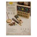 Sree Vani Aura Senzia Tiger Eye Cinnamon & Coffee Vanilla Tütsü Ve Tıger Eye Doğal Tası