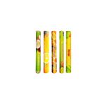 sree vani tütsü Egzotik Meyveler Seti 100 Adet Tütsü 5 li Set Mango-Kiwi Grapes-Portakal-Mixed Fruits-Coconat