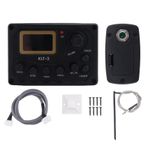 Sreuyong 4 Band EQ Ekolayzer -3 Akustik Gitar Bas EQ Preamp Dijital Tuner Gitar Pickup ile
