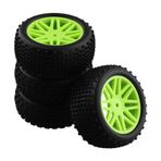 Sreuyong 4Pcs 86mm Tires Wheel Tyre for 144001 124019 104001 12428 1/10 1/12 1/14 Off Road RC Car Upgrade Parts