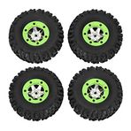 Sreuyong 4Pcs Left & Right Tires Wheel Tyre Kit for 12428 12423 12427 1/12 RC Car Spare Replace Parts Accessories