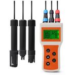 Sreuyong El Çözünmüş Oksijen Ölçer Akıllı DO Metre Taşınabilir 6 in 1 PH DO Tuz EC TDS Tester Akvaryum Yüzme Havuzları için