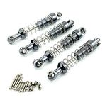 Sreuyong for MN D90 MN-90 MN99S C14 C24 C34 RC Car 4Pcs Metal Damper Upgrade Parts Accessories,4