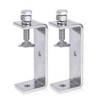 Sreuyong Kelepçe Ağır Kelepçe Metal C Kelepçe Ağaç İşleme C-Kelepçe Geniş Çene Açma (130MM), 2 ADET