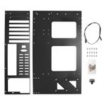 Sreuyong Mining Frame Mining ETH Motherboard Bracket Thickened Bitcoin Mining Rig Case Support ITX/Mini ATX for 8 GPU(ATX)