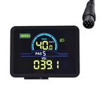 Sreuyong P5C Elektrikli Bisiklet LCD Ekran Metre 24V-60V Ebike Akıllı Ekran IP67 UART Renkli LCD Ekran Metre 6PIN