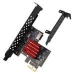 Sreuyong PCIE USB 3.1 GEN2 Tip-E Genişleme Kartı, 10Gbps PCI Express 3.0 1X - 20Pin Ön Panel Tip C Konnektör 10/8 için