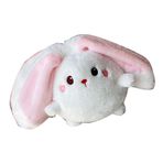 Srliya Hayvan Peluş Bebek Sevimli Yumuşak Geri Dönüşümlü Trabzon Hurması Peluş Oyuncak Yastık Dekorasyon Ev Yatak Için (Tavşan 27x19.5x19cm / 10.6x7.7x7.5in)