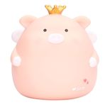 Srliya Kumbara Büyük Dahili Kapasite Sevimli Domuz Net Çizgiler El Boyalı Pembe Para Bankası Paraları Saklamak Için Ev Dekorasyonu Çocuklar Için Yetişkin Noel Doğum Günü Yeni Yıl Günü
