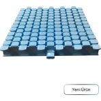 Srt Havuz Kenar Savak Izgarası Tek Geçme (19,5 Cm) 10 Metre - Mavi