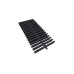 SRT Havuz Savak Izgarası Tek Geçmeli (20 cm)- 10 Metre- Siyah