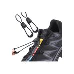 srtfootcare Akıllı Kilitli Outdoor Ayakkabı Bağcığı 120cm 1 Çift (SALOMON AYAKKABILARA UYUMLUDUR) Siyah