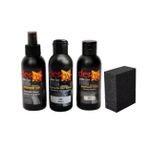SRTfootcare Derby Deri Döşeme Ve Direksiyon Boyası 4 lü Set Standart Renkler (Gri)